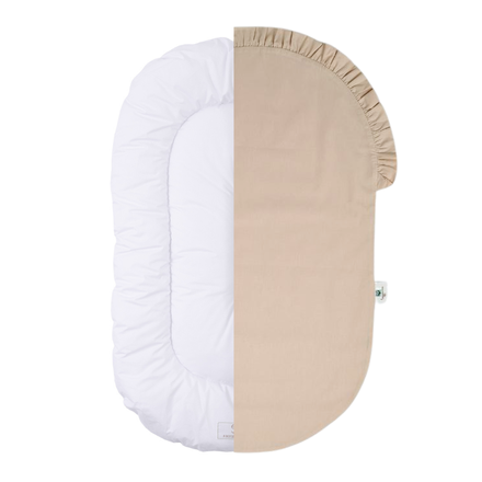Дополнительный чехол для топпончино (0-6 мес.) «Светло-бежевый (с оборкой)»